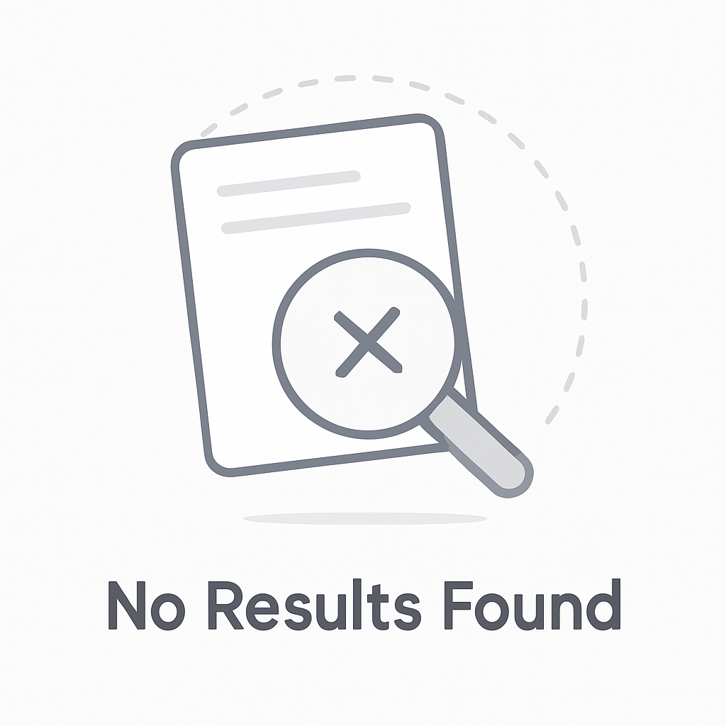 No Results Found